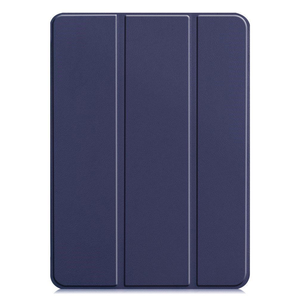 EIDERWOOD iPad Pro 11" (2024) Tri-Fold Leather Flip Case - Dark Blue