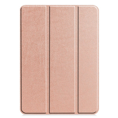 EIDERWOOD iPad Pro 11" (2024) Tri-Fold Leather Flip Case - Rose Gold