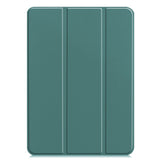 EIDERWOOD iPad Pro 11" (2024) Tri-Fold Leather Flip Case - Green