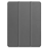 EIDERWOOD iPad Pro 11" (2024) Tri-Fold Artificial Leather Flip Case w. Apple Pencil Holder - Gray