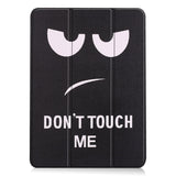 EIDERWOOD iPad Air 11" (2024) Tri-Fold Faux Leather Flip Case w. Wake-up / Sleep Function - "Don't Touch Me"