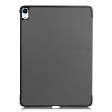 EIDERWOOD iPad Air 11" (2024) Litchi Tri-Fold Leather Flip Case - Grey