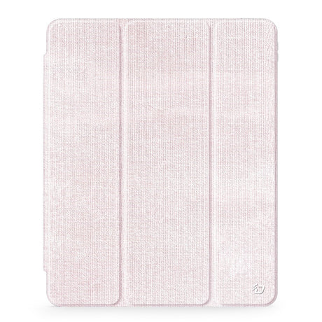 iPad Air 13" (2024) DUX DUCIS Unid Series Tri-Fold Flip Case - Transparent / Pink