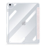 iPad Air 13" (2024) DUX DUCIS Unid Series Tri-Fold Flip Case - Transparent / Pink