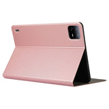 EIDERWOOD Xiaomi Pad 6S Pro Vegan Leather Tablet Flip Case with Stand Function - Rose Gold