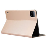 EIDERWOOD Xiaomi Pad 6S Pro Vegan Leather Tablet Flip Case with Stand Function - Gold