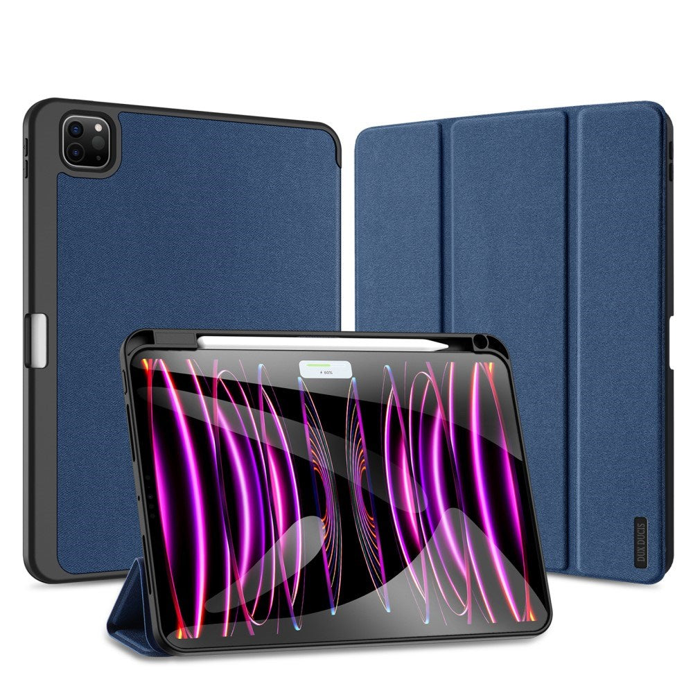 iPad Pro 11" (2024) DUX DUCIS DOMO Series Flip Case w. Pen Holder - Blue