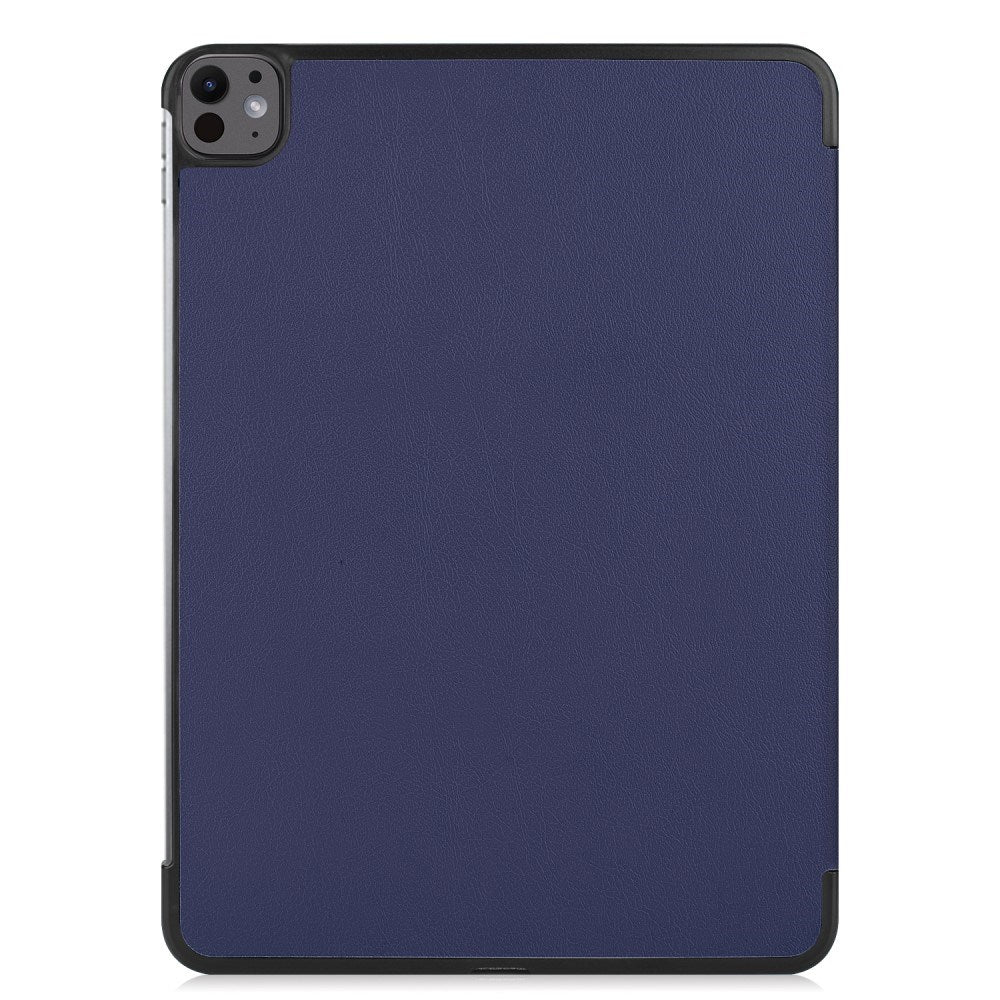 EIDERWOOD iPad Pro 13" (2024) Tri-Fold Leather Flip Case - Blue