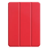 EIDERWOOD iPad Pro 13" (2024) Tri-Fold Leather Flip Case - Red