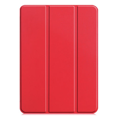 EIDERWOOD iPad Pro 13" (2024) Tri-Fold Leather Flip Case - Red