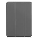 EIDERWOOD iPad Pro 13" (2024) Tri-Fold Leather Flip Case - Grey