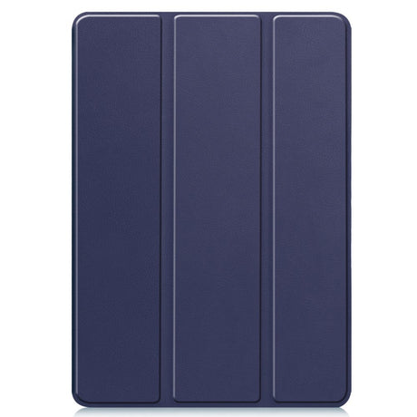 EIDERWOOD Xiaomi Redmi Pad Pro Tri-Fold Artificial Leather Flip Case w. Stylus Pencil Holder - Blue