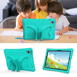 Samsung Galaxy Tab A11+ (Plus) / A9+ (Plus) EIDERWOOD Kids Case - Butterfly Kickstand Case - Turquoise
