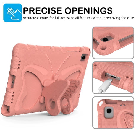 Samsung Galaxy Tab A11+ (Plus) / A9+ (Plus) EIDERWOOD Kids Case - Butterfly Kickstand Case - Pink
