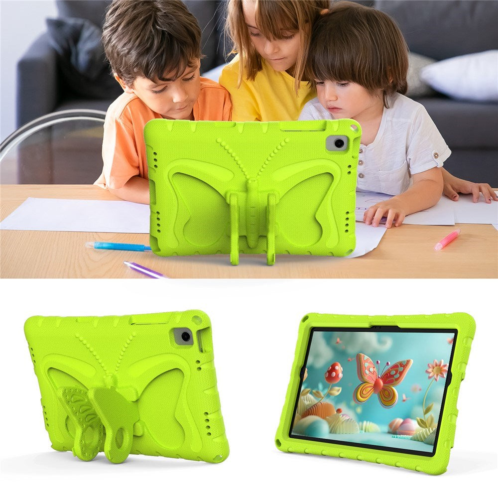 Samsung Galaxy Tab A11+ (Plus) / A9+ (Plus) EIDERWOOD Kids Case - Butterfly Kickstand Case - Green