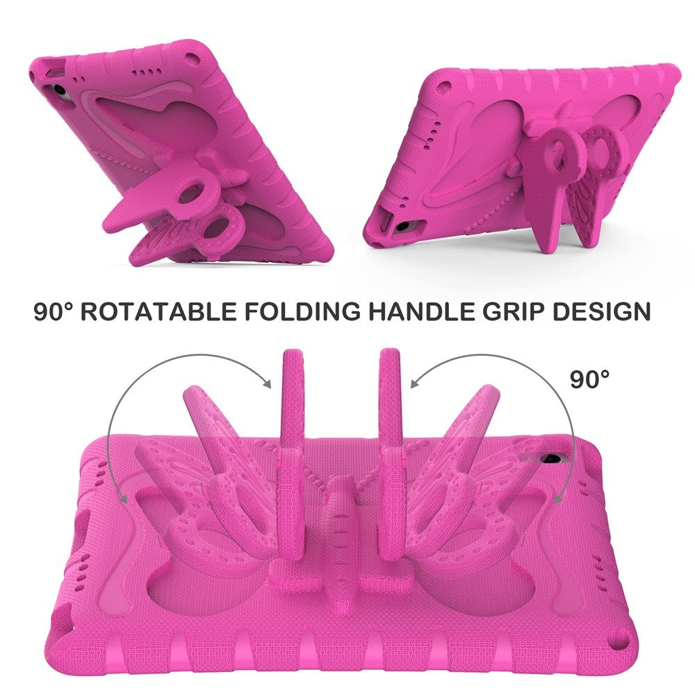 Samsung Galaxy Tab A11+ (Plus) / A9+ (Plus) EIDERWOOD Kids Case - Butterfly Kickstand Case - Hot Pink