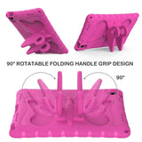 Samsung Galaxy Tab A11+ (Plus) / A9+ (Plus) EIDERWOOD Kids Case - Butterfly Kickstand Case - Hot Pink
