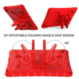 Samsung Galaxy Tab A11+ (Plus) / A9+ (Plus) EIDERWOOD Kids Case - Butterfly Kickstand Case - Red