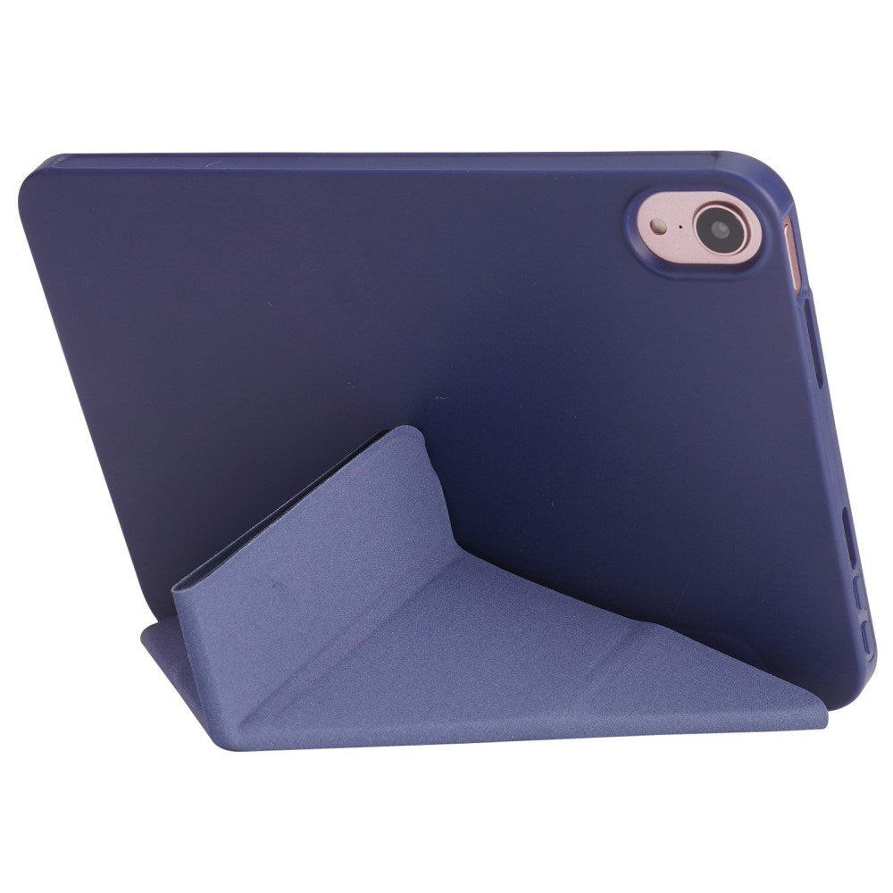 EIDERWOOD iPad Air 11" (2024) Case - Flexible Origami Case - Dark Blue