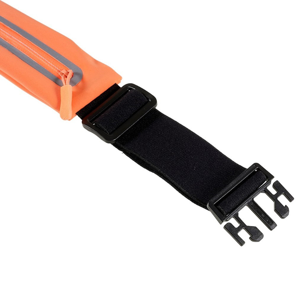 Running Belt with Reflector & Storage Pockets - Orange