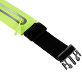 Running Belt with Reflector & Storage Pockets - Green