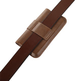 Universal Faux Leather Belt Case for Mobile (Max. Mobile: 150 x 75mm) - Brown