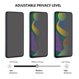 Google Pixel 9 Pro XL Privacy Tempered Protective Glass - Full Fit - Transparent