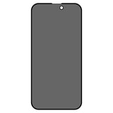 iPhone 16 Hardened Glass with Privacy - Full-Fit - Black Edge