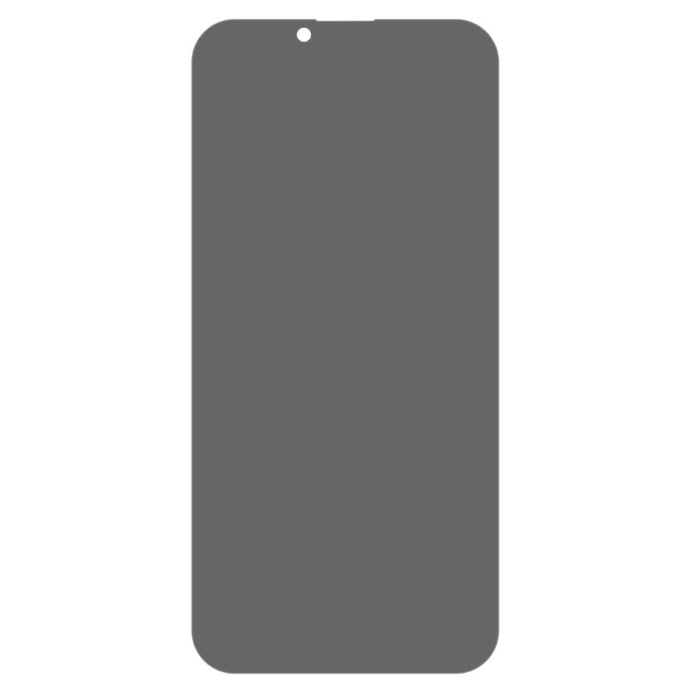 iPhone 16 Pro Max Hardened Glass with Privacy - Full-Fit - Black Edge