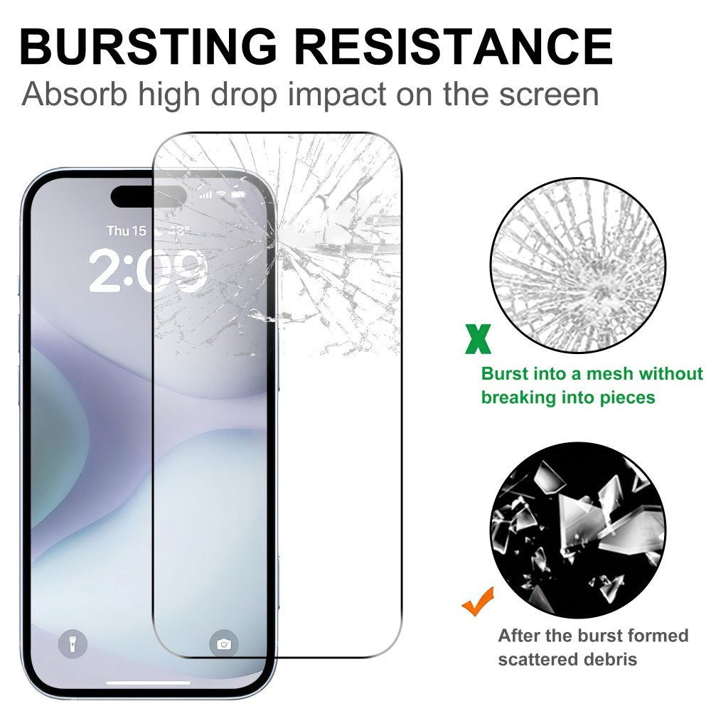 iPhone 16 2-in-1 Bundle Camera Lens Protector and Tempered Glass Screen Protector - Transparent