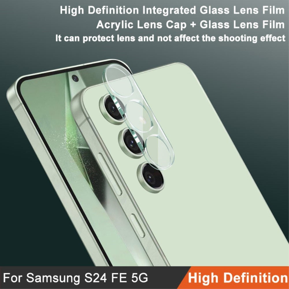 IMAK Samsung Galaxy S24 FE Camera Lens Protective Glass - Transparent