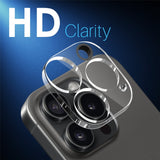 NORTHJO iPhone 16 Pro / 16 Pro Max Tempered Camera Lens Glass - Transparent