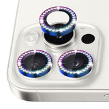 NORTHJO iPhone 16 Pro / 16 Pro Max Camera Lens Protector - Decorative Stones - Multi