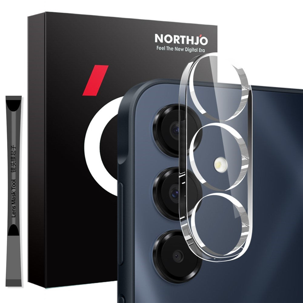 NORTHJO Samsung Galaxy A16 (4G/5G) Tempered Camera Lens Glass - Transparent