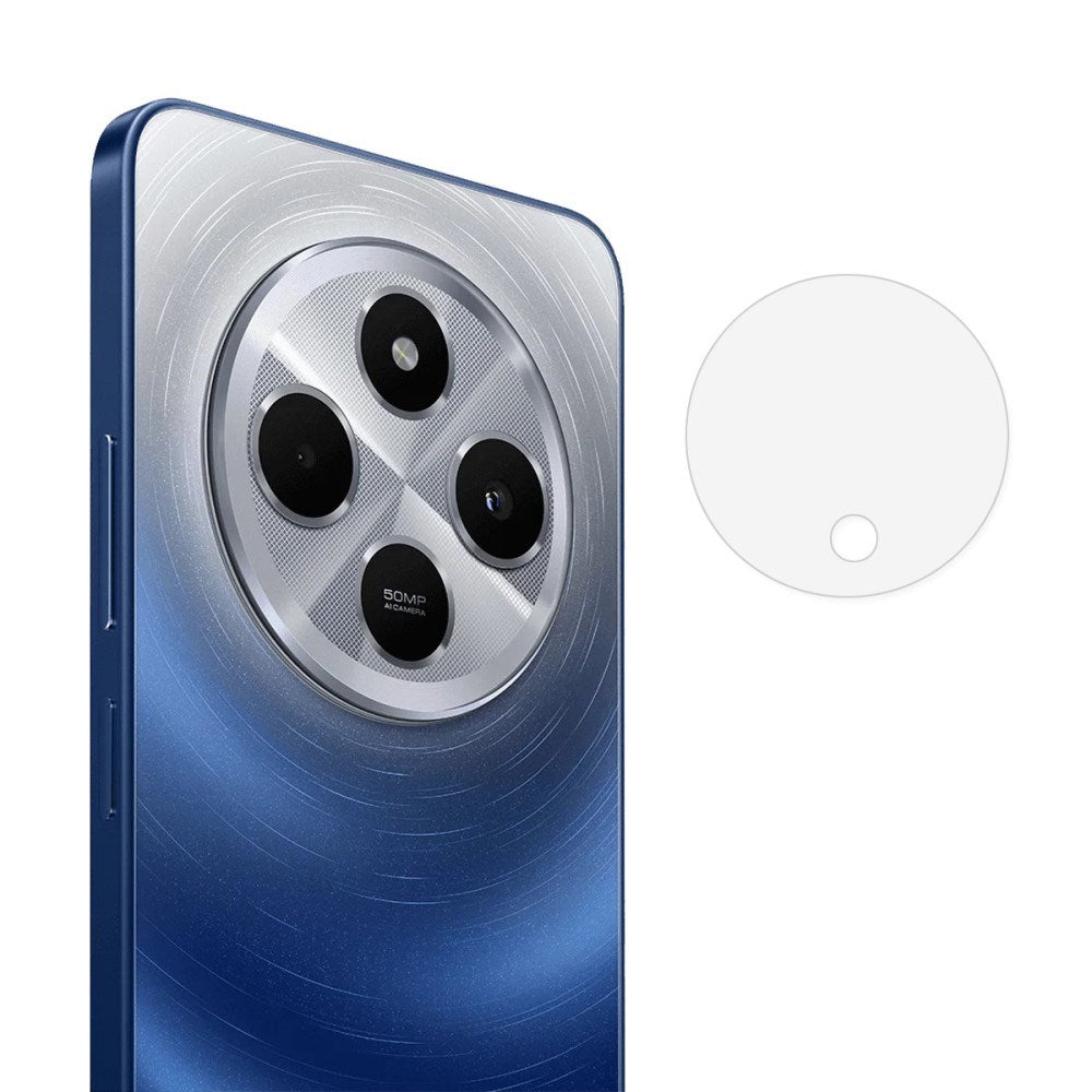 Xiaomi Redmi 14C Tempered Camera Lens Protector Glass - Transparent