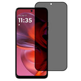 Motorola Moto G05 Full Fit Tempered Screen Protector Glass - Privacy Function - Transparent
