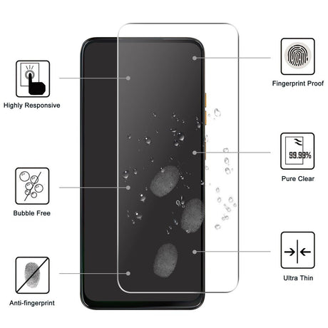 Motorola Moto G15 Power - Tempered Screen Protector Glass - Transparent
