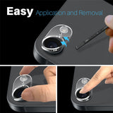 NORTHJO iPhone 16e Tempered Camera Lens Glass - 2 pcs. - Transparent