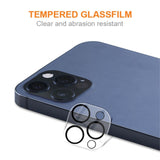 iPhone 12 Pro Amorus Protective Glass for Camera Lens - Transparent