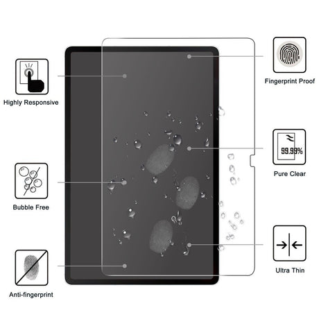 Samsung Galaxy Tab S10 FE+ (Plus) Tempered Screen Protection Glass - Transparent