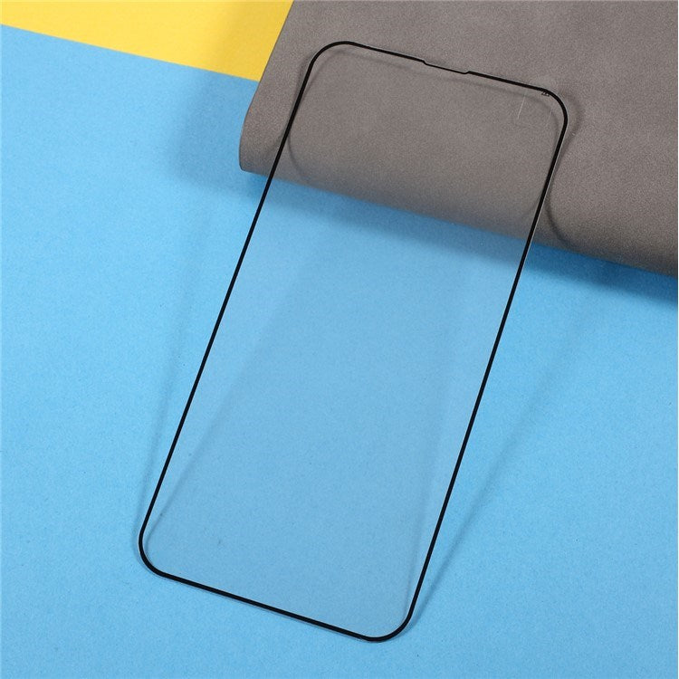iPhone 17 Pro Max Tempered Screen Protector Glass - Transparent / Black Edge