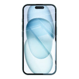 iPhone 15 RURIHAI 2-in-1 Protection Set with Flexible Plastic Case & Screen Protector Glass - Transparent