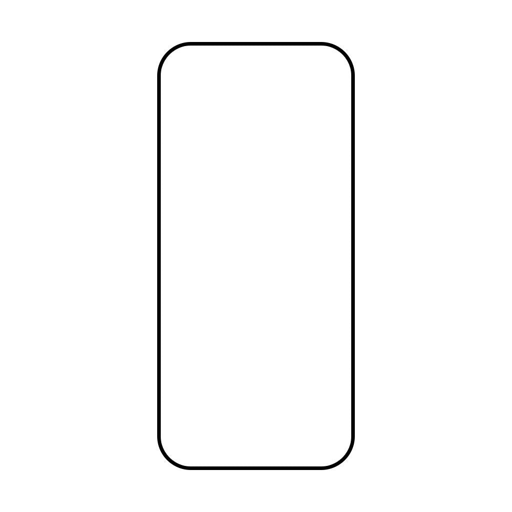iPhone 17 Full Fit Screen Protector Glass - Transparent / Black Edge