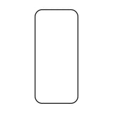 iPhone 17 Full Fit Screen Protector Glass - Transparent / Black Edge