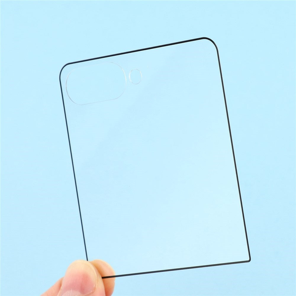 Samsung Galaxy Z Flip7 Screen Protector Glass - Transparent / Black
