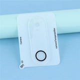 iPhone Air Tempered Camera Lens Protection Glass - Transparent / Black
