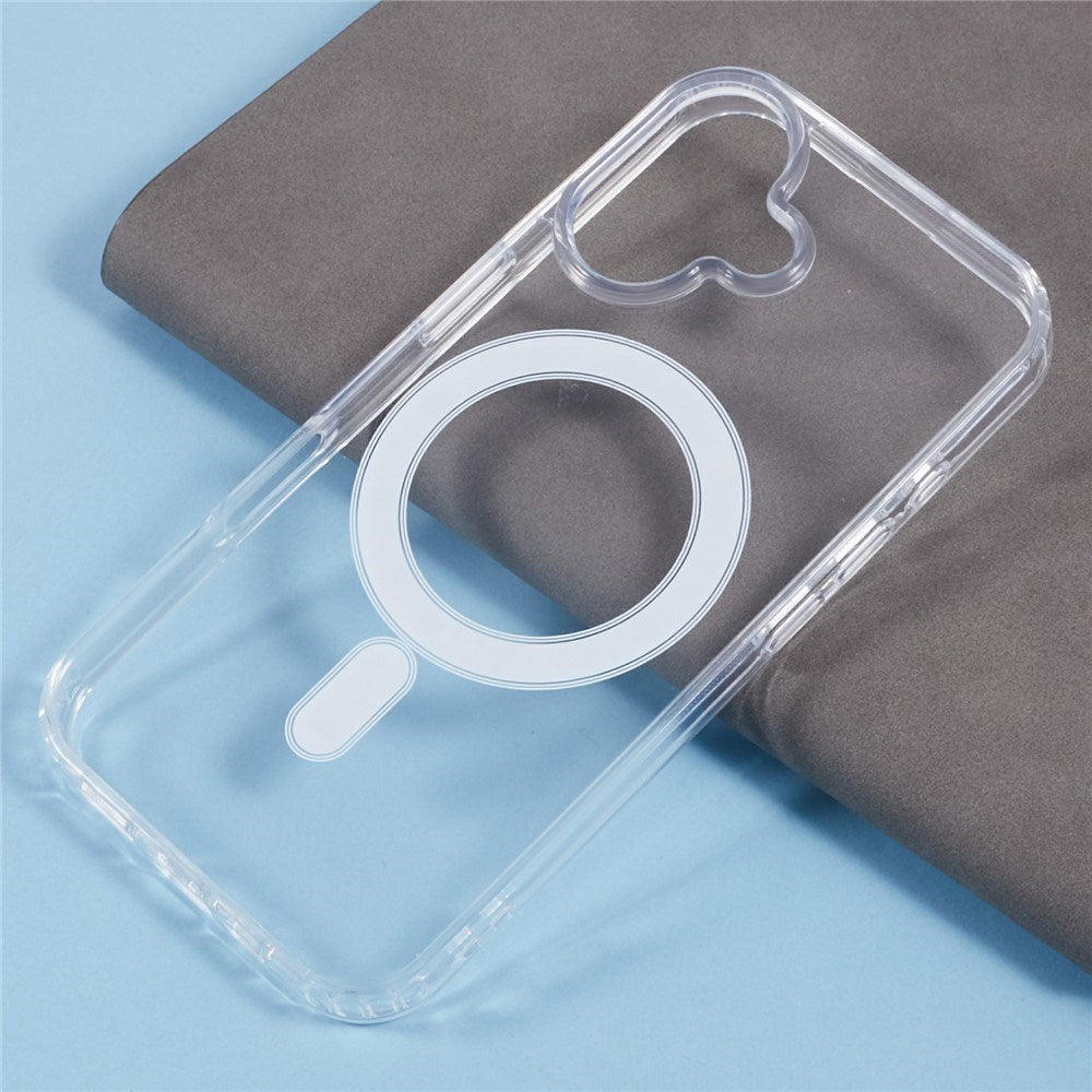 iPhone 17 - 360° Protection set w. Screen Protection | MagSafe Case | Camera Lens Protection - Transparent / Black Edge