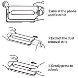 iPhone 14 RURIHAI 2-in-1 Protection Set with Flexible Plastic Case & Screen Protector Glass - Transparent