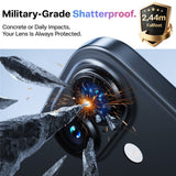 TORRAS iPhone 17 LensGuard Camera Lens Protector Glass - Black