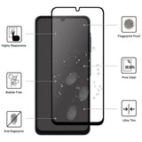 EIDERWOOD Samsung Galaxy A07 Screen Protector Glass 9H - Transparent / Black Edge